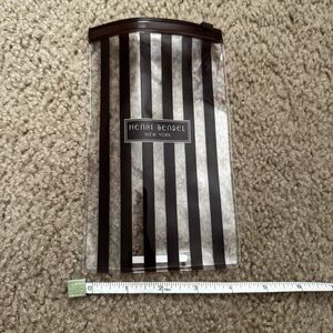 Henri Bendel Black and White Striped Bag
